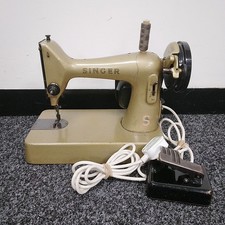 98K Singer Sewing Machine w/Pedal EV487010 Electric Household - Tested/Working