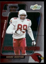 David Boston 2000 Score Building Blocks Insert NFL Card #BB15 Arizona Cardinals