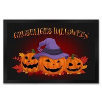 Gruseliges Halloween FußMatte XXL In 50X75 Cm Mit HüBschen KüRbissen