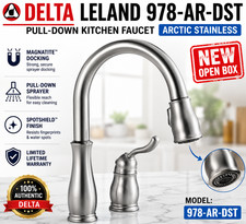 Delta 978-DST Leland Pull-Down Kitchen Faucet Chrome