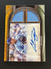 Cole Ragans 2025 Museum Collection Auto Autograph Game Worn Patch 198/199 Royals