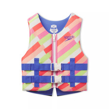 Speedo Youth PFD Life Jacket Vest - Pink Parasol, 55-88 lbs