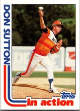 1982 Topps In Action Don Sutton #306