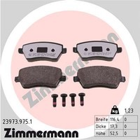 Bremsbelagsatz Scheibenbremse Rd:Z Zimmermann 23973.975.1 FüR Dacia Nissan Lucas