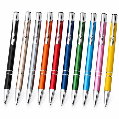 Metall Kugelschreiber Set blau schreibend 1 500 Stück 11 Farben Versand DE
