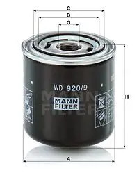 Mann-Filter Filtro Olio Wd 920/9 - Immagine 2