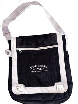 Gentleman Jack Rare Tennessee Whiskey Canvas Messenger Bag Tote Carryall
