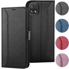 RFID Hülle Wallet Cover für Samsung Galaxy A22 5G Klapp Tasche Schutzhülle Case