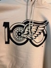 Detroit Red Wings 100th Centennial Season Univ of Michigan Hoodie XL Gildan NEW — photo 3