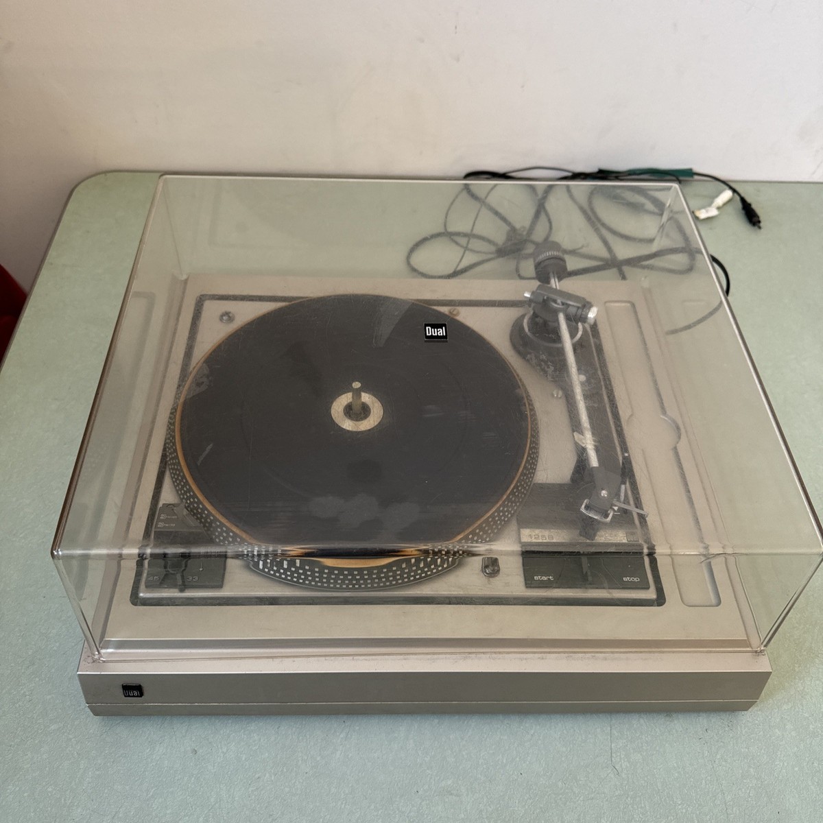 Dual 1258 Turntable Vario Belt Vinyl Record Player Ortoron