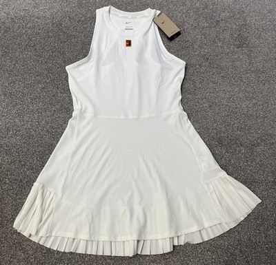 W Nike Court Dri-FIT Slam Tenniskleid - UVP: 119,99£ - FZ6746 100 - Medium (M)
