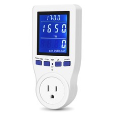 [2019 Upgrade] Electricity Usage Monitor With Backlit Display Saving Energy For