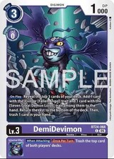 Digimon BT24-068 C DemiDevimon - Time Stranger (BT-24)