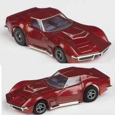 AFX 22038 1970 Corvette LT1 Red Metallic Mega G HO Scale Slot Car