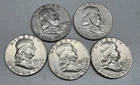 Lot # 1500 - Franklin Half Dollar - 90% Silver - 2.50 Face - Unknown Grade