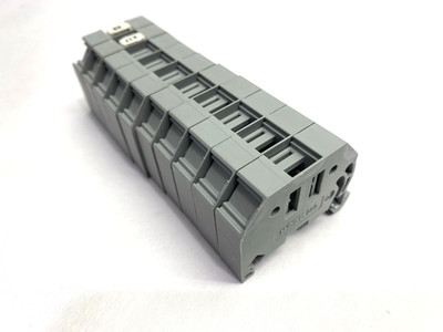 Wago 249-117 Screwless End Stop Terminal Block LOT OF 10