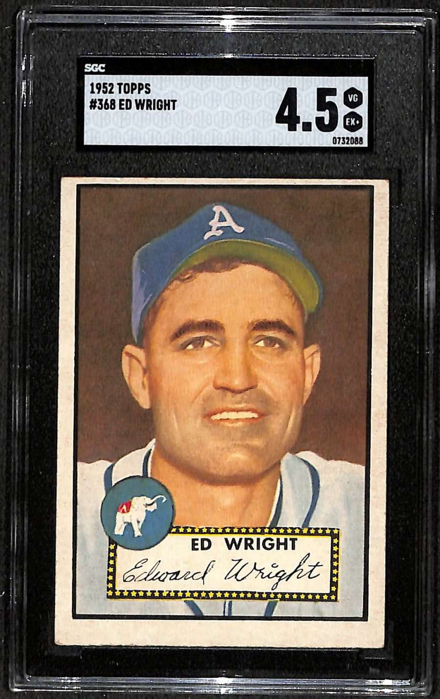 1952 Topps #368 Ed Wright  SGC 4.5 VGEX+ C98731