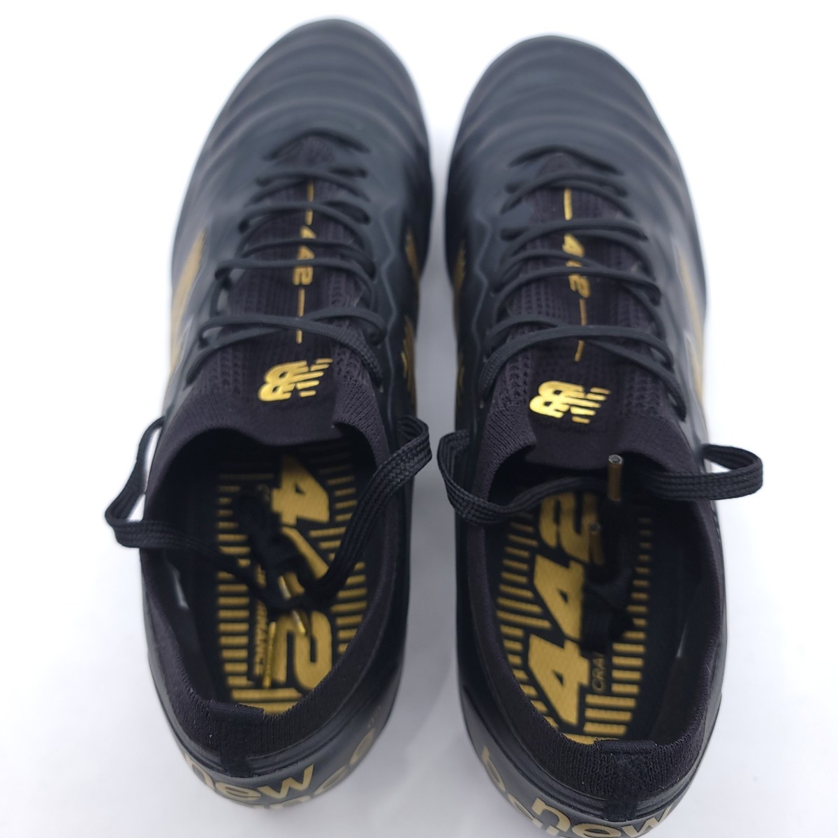 New Balance 442 Elite Black Gold Soccer Cleats Men
