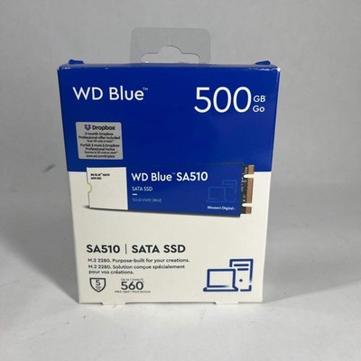 New Western Digital WD 2280mm WD_Blue 500GB SATA III 6Gbps SSD