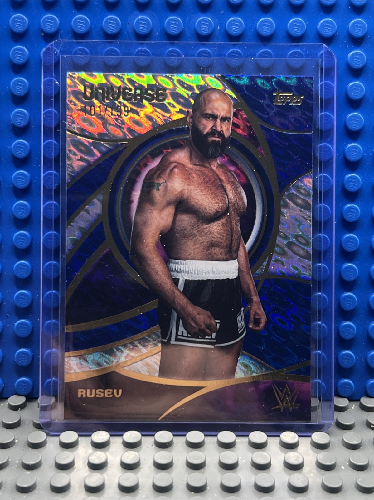 2026 Topps Universe WWE Rusev #181 Blue Pulse  /199