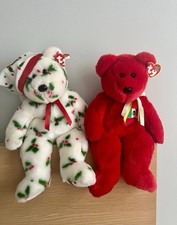 Vintage TY Beanie Haliday teddy/ Osito