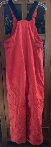 Columbia Youth Snow Bibs XL Red Insulated Overalls OUTGROWN System Adjustable