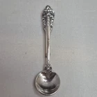 GRANDE BAROQUE by WALLACE STERLING SILVER SALT SPOON LADIES BROOCH PIN