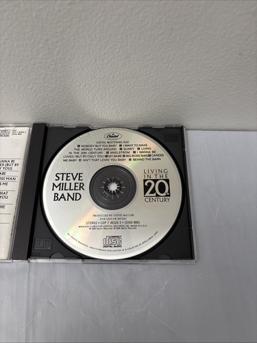 Steve Miller Band: Living In The 20th Century (1986 CD) EX/NM - Picture 4 of 7