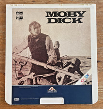 Moby Dick CED Videodisc Vintage Movie Disc 1956 Gregory Peck Orson Welles 1956