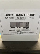 Tichy  Train Group Kit#6028 USRA Steel Side Rebuild Boxcar Set Qty 6