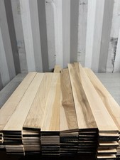 Maple TImber - Natural Wood - Hardwood 80 Pieces 58mm X 10mm X 570-700mm long