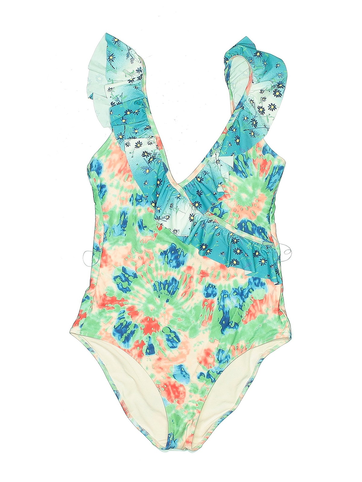 Aerie Women Green One Piece Swimsuit M - image 1