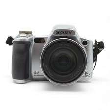 Sony DSC-H50 Digital Camera 9.1MP Silver Bridge Camera