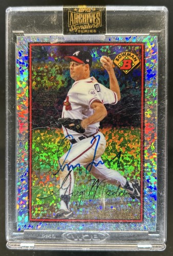 2022 Topps Archives Signature Series Greg Maddux Auto Autograph #1/1 Braves