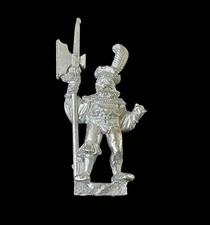 Warhammer Fantasy Old World Empire of Man Classic Metal State Troops Halberd