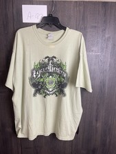 Vintage Loud finger Rising Summer 2009 Tour T-Shirt MySpace.Com Adult 2XL Green