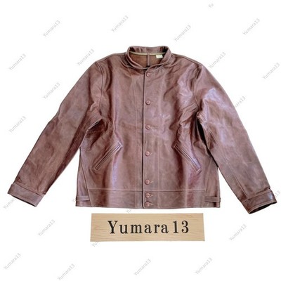 LEVI'S Menlo Cossack Leather Jacket Brown Albert Einstein | eBay