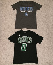Boston Celtics Shirt Mens Small Black NBA Basketball Jayson Tatum 0 Nike Tee