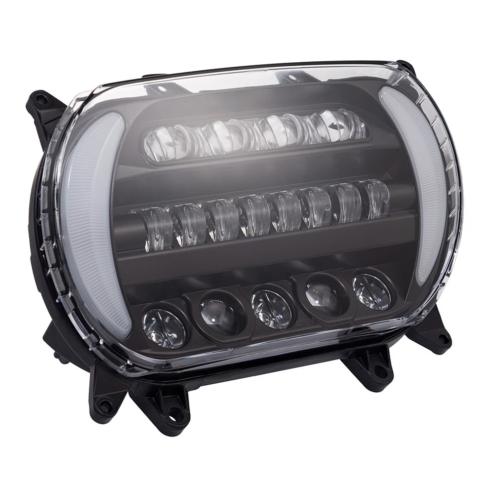 Faro LED "ATTACK" Wicked Red para Harley Road Glide FLTR 15-21 Foto 3 de 4