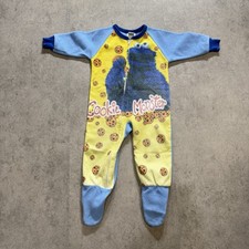 SESAME STREET Baby Kid Toddler Size 18 Months PJ Pajama Set COOKIE MONSTER