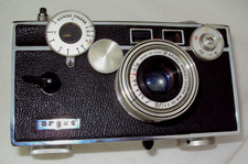 VTG-ARGUS 1946-66 CAMERA f/3.5 50mm ARGUS COATED CINTAR LENS-SHUTTER FIRES-USA