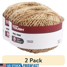 Sisal Twisted Twine 2 Pack UV Resistant Natural Fiber Garden Craft 525ft New