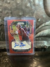 2021 Panini Prizm Jamin Davis #383 Rookie Red Shimmer Auto 28/35 - Washington