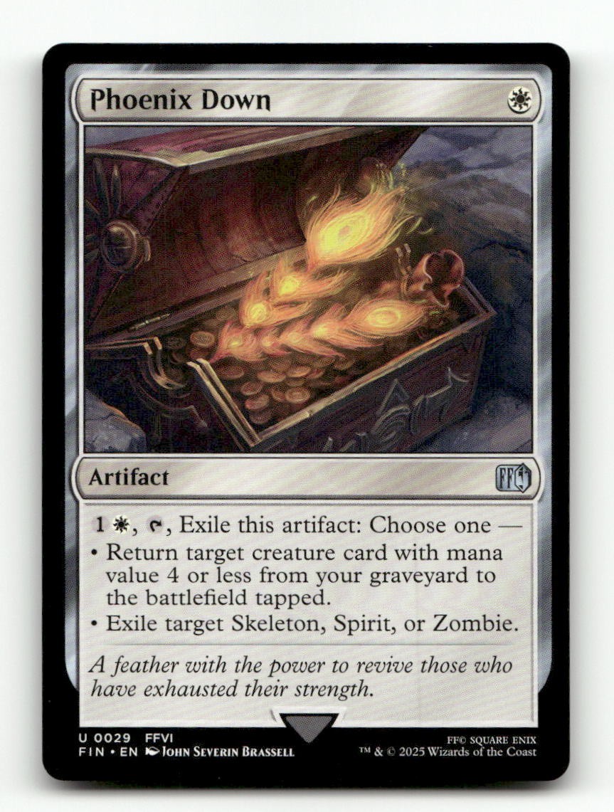 Phoenix Down 29 Uncommon FINAL FANTASY Magic: The Gathering Near Mint