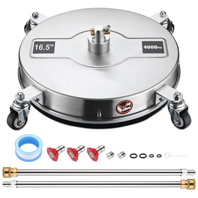 #ad Yescom 16.5quot; Stainless Steel Surface Cleaner Attachment Pressure Washer $143.90