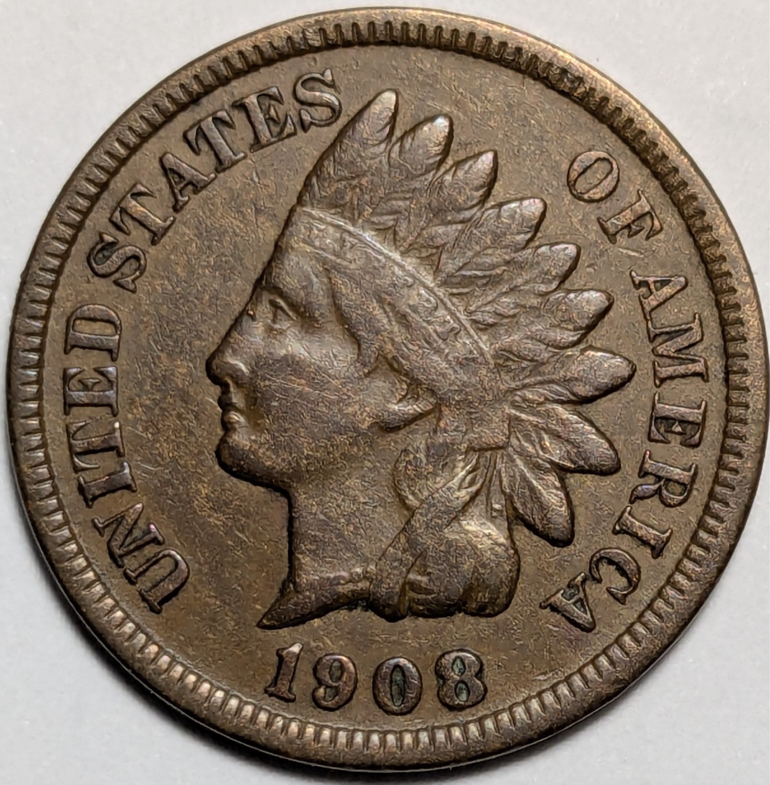 1908 s indian head penny cent 1c - free shipping | eBay