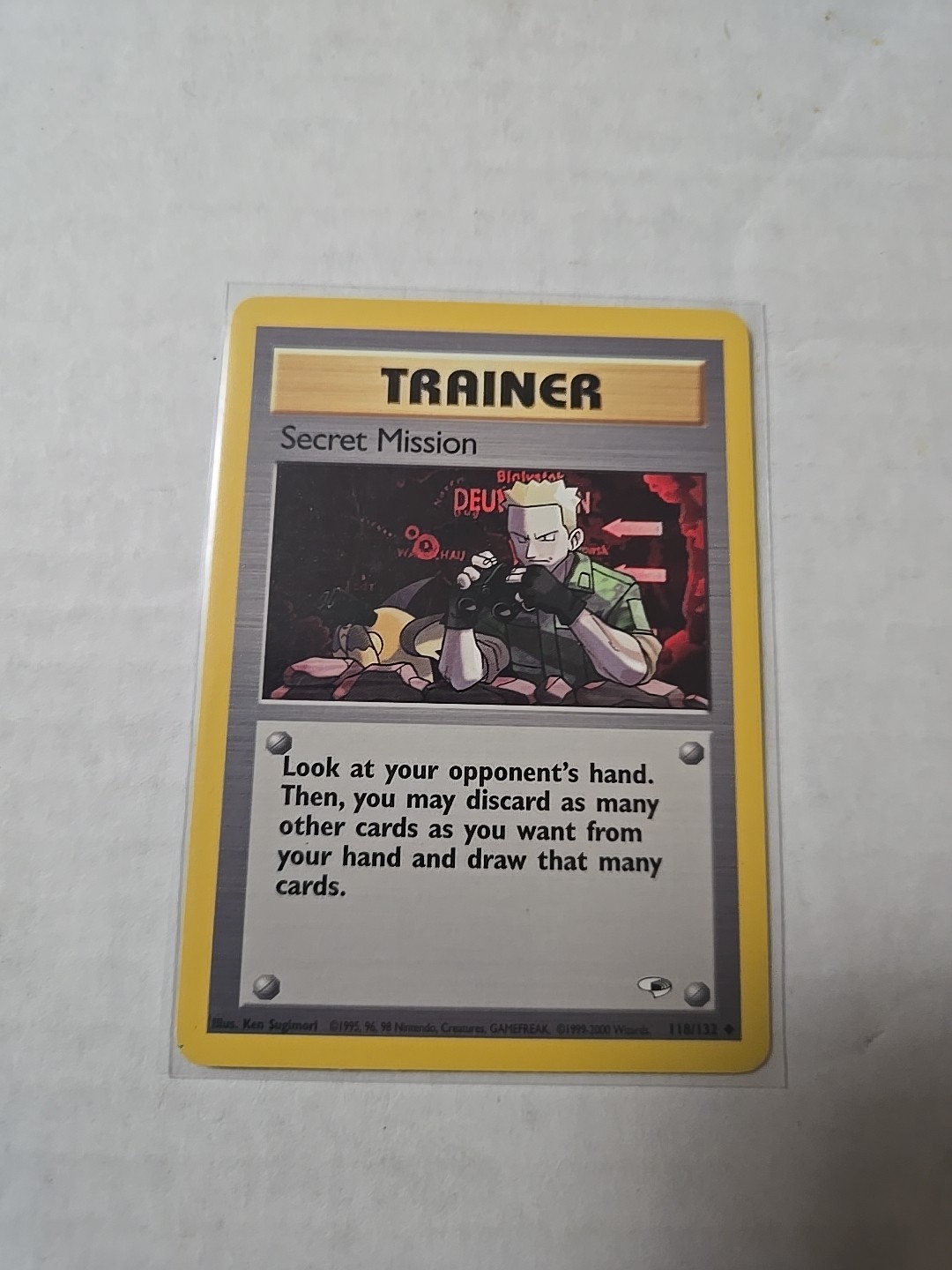 Trainer Secret Mission 118/132 Pokemon Card