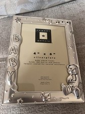 Silver Plated Photo Frame And Baby Album 3D Holds 100 Photos