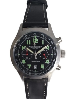 Spalding & Bros Ag Quarz Moya Citizen Leder Chrono Roxbury Gehäuse und
