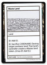 Waste Land (No PW Symbol) (NM) Mystery Booster CMB1 Magic MTG